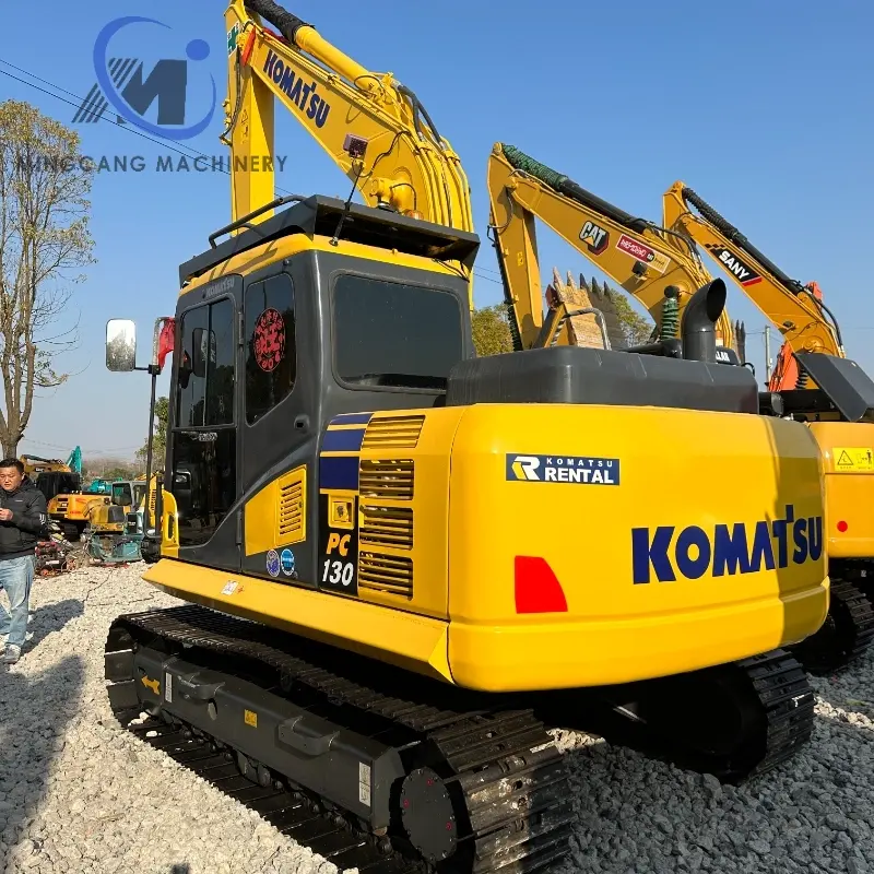 Sencond Hand Komastu PC130 Digger Crawler 13ton Excavator for Construction