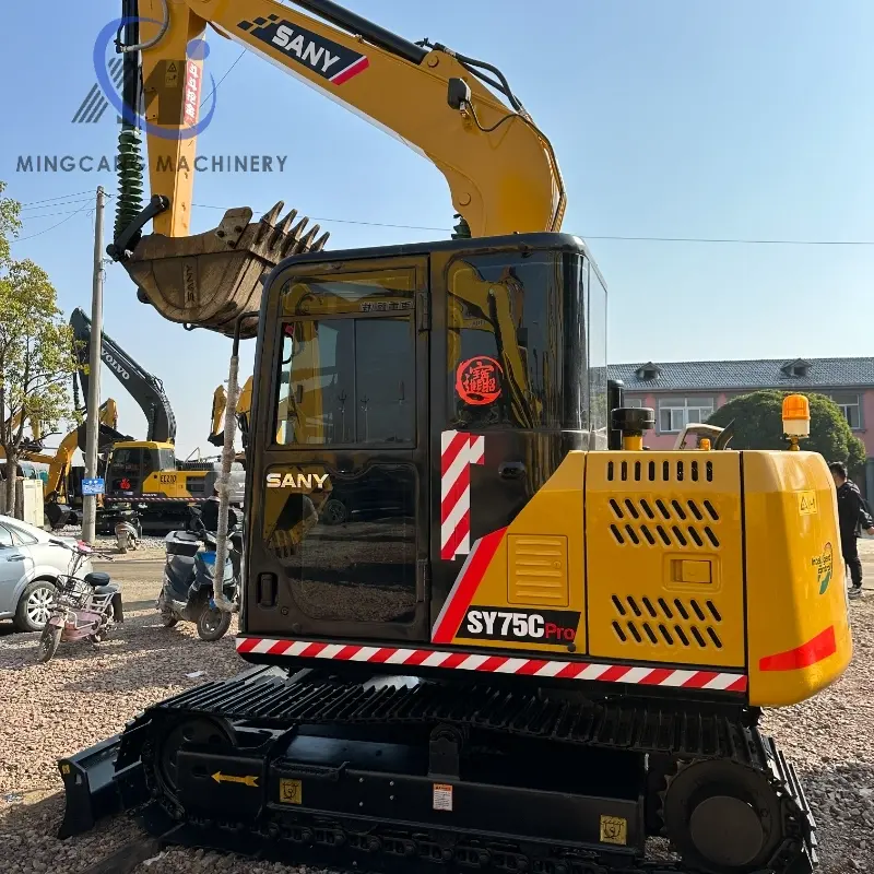 Uesd SY75C Compact Excavator Competitive Price China Supplier (1)